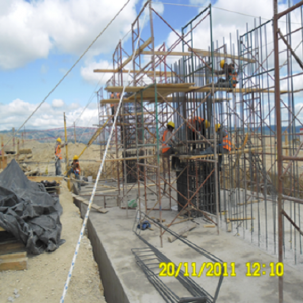 Construcción de Bodega de Almacenamiento de Colas